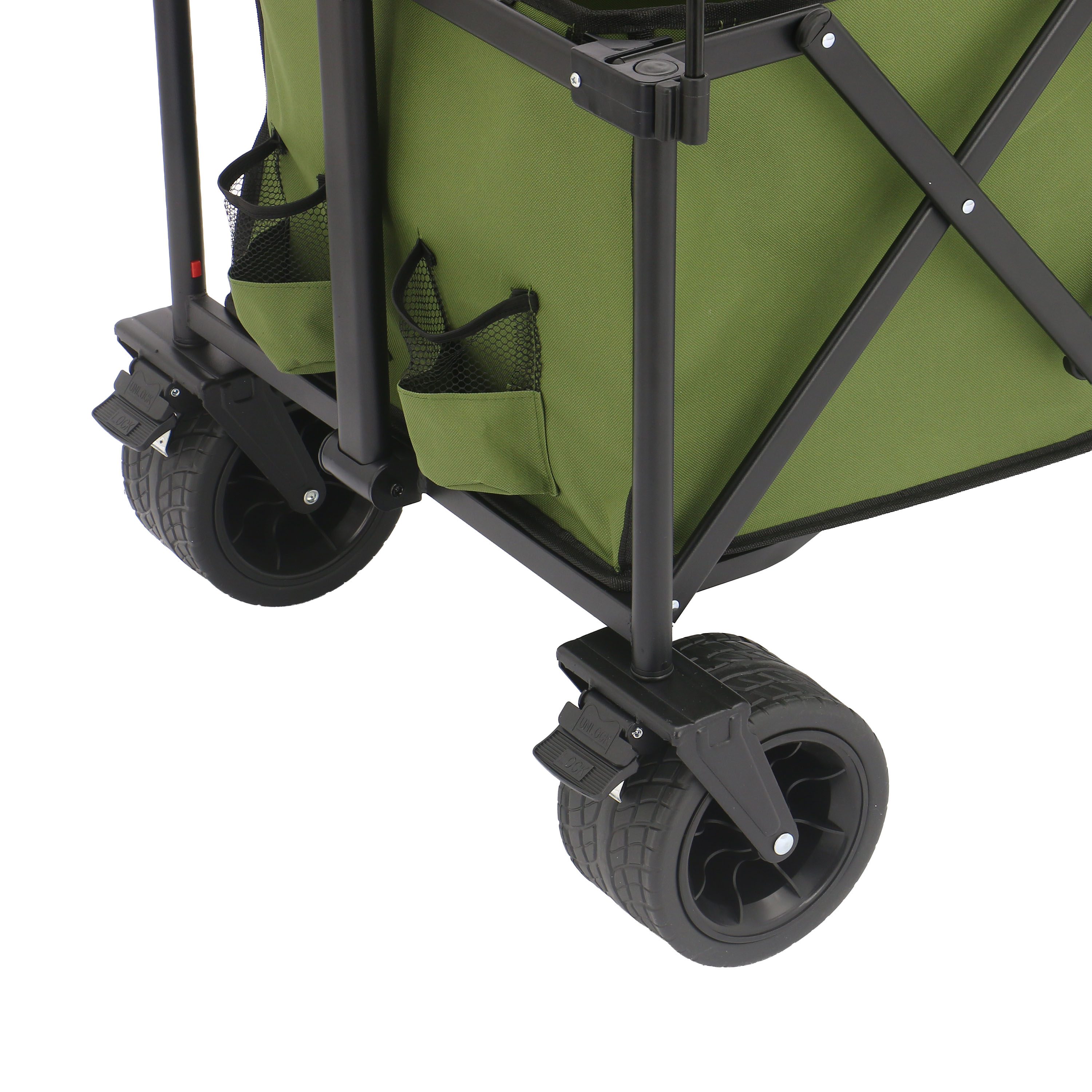 AXI SB221 Foldable Beach Wagon with roof - Green