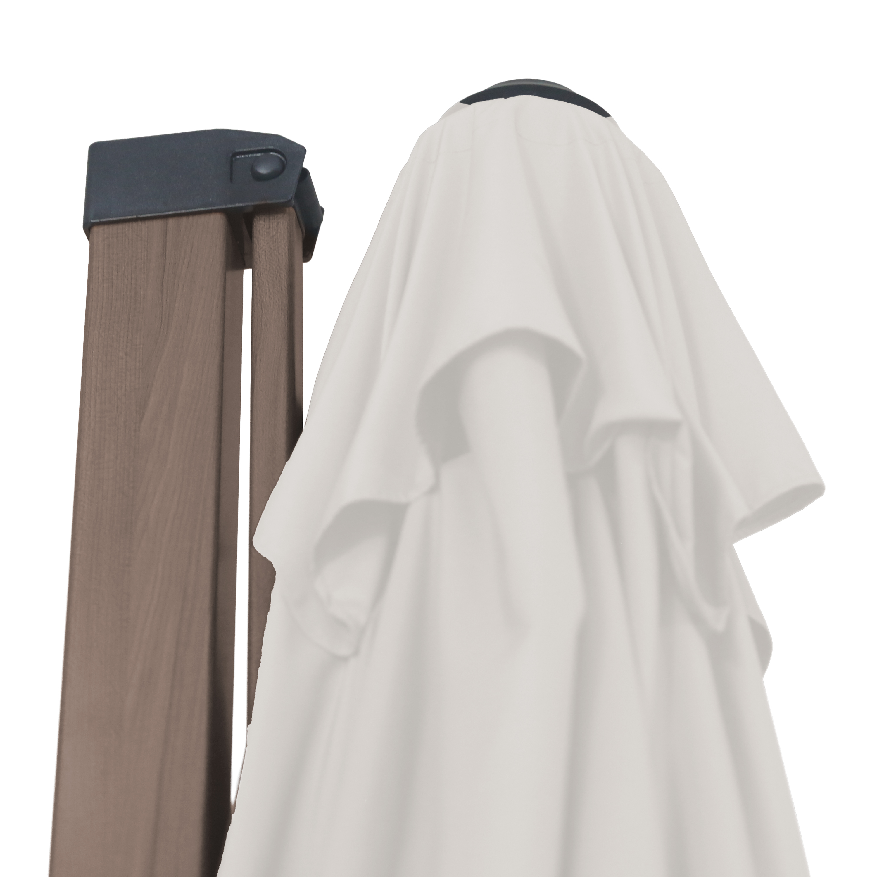 AXI Alina Cantilever Parasol 300x300cm Oak-look /Beige