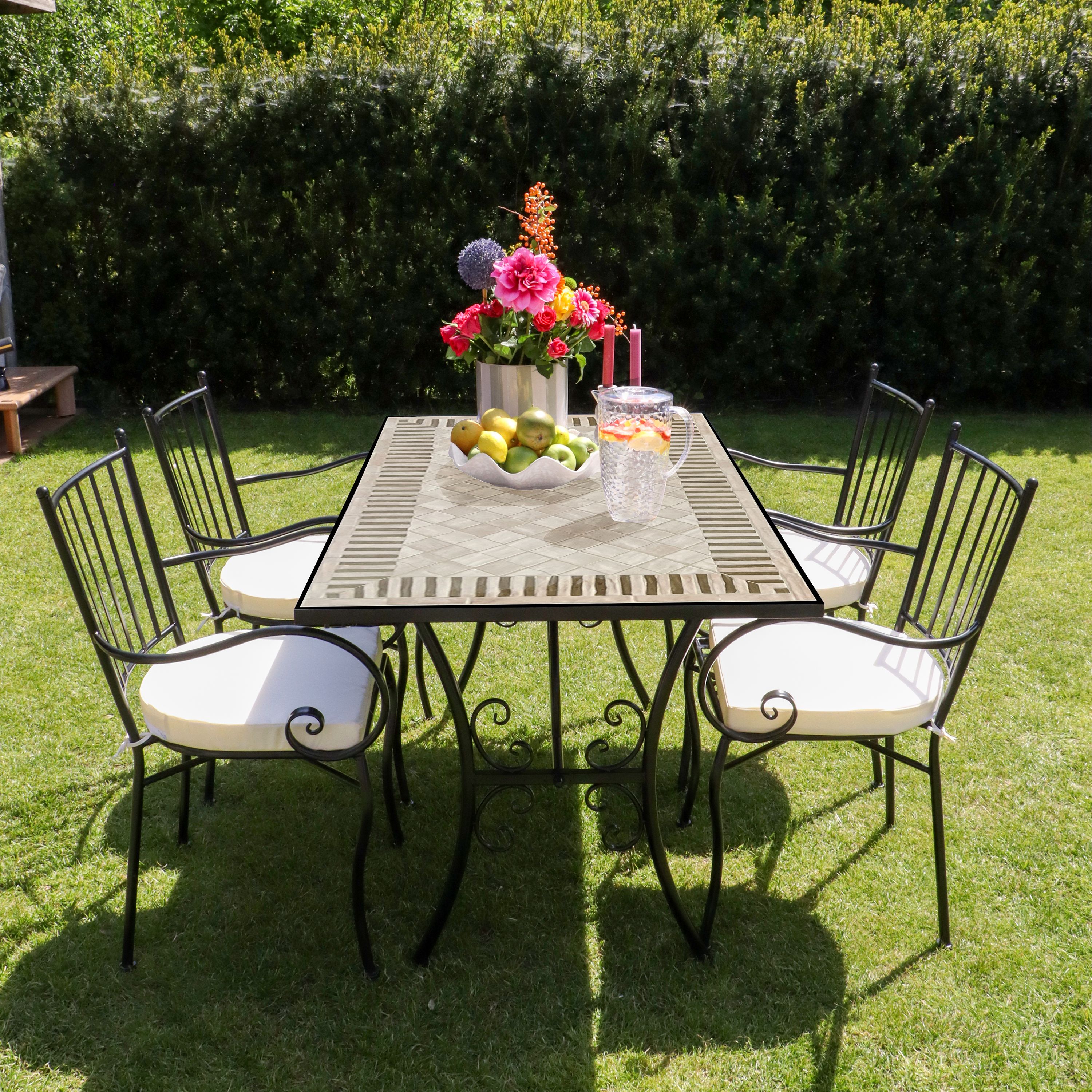 AXI Leonie 5-piece Bistro Set Mosaic - Tuscan Style