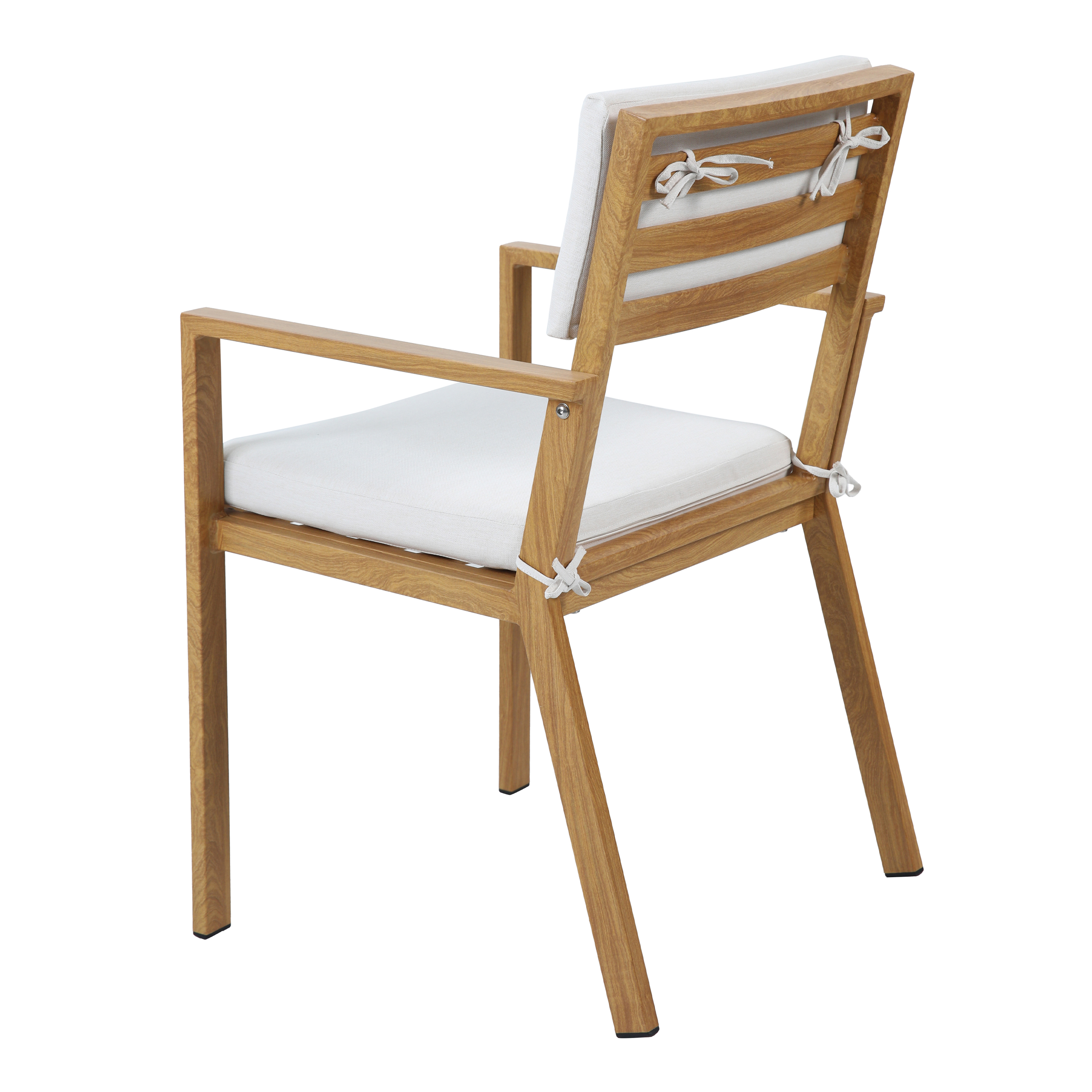 AXI Jada Garden set with 6 Chairs Wood-look/beige