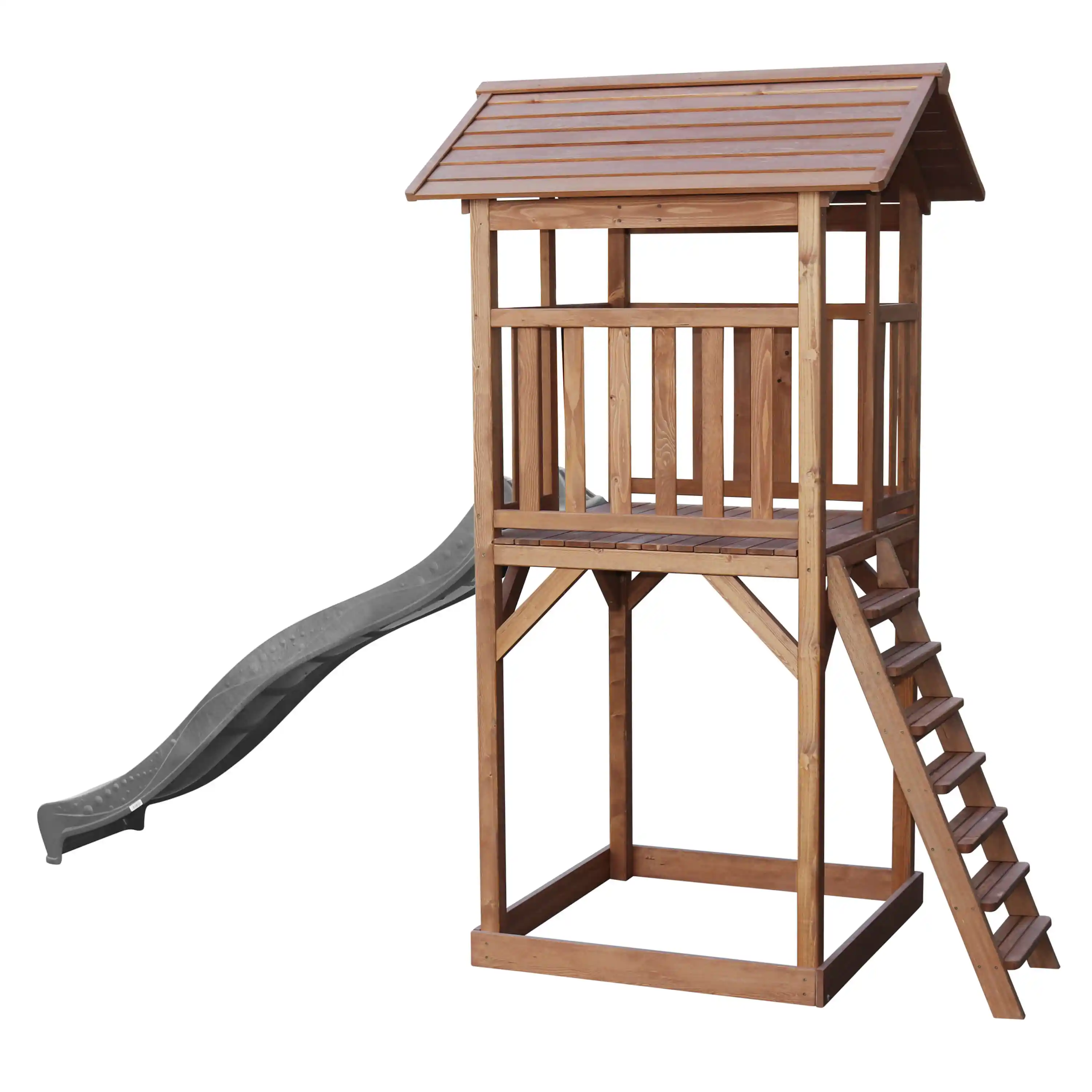 AXI Beach Tower Speeltoren Bruin - Grijze Glijbaan