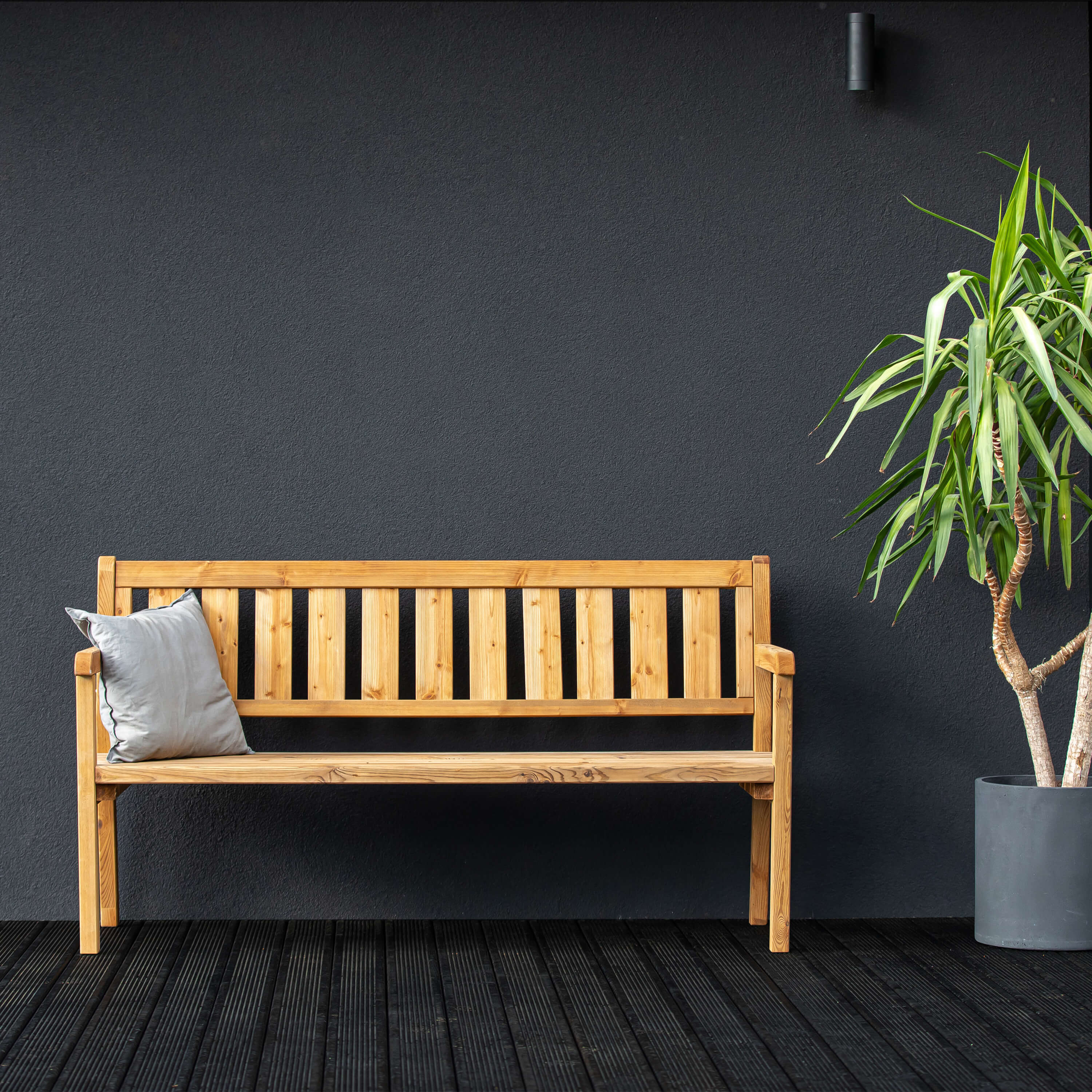 AXI Charlotte Tuinbank van hout 170 cm - Bruin