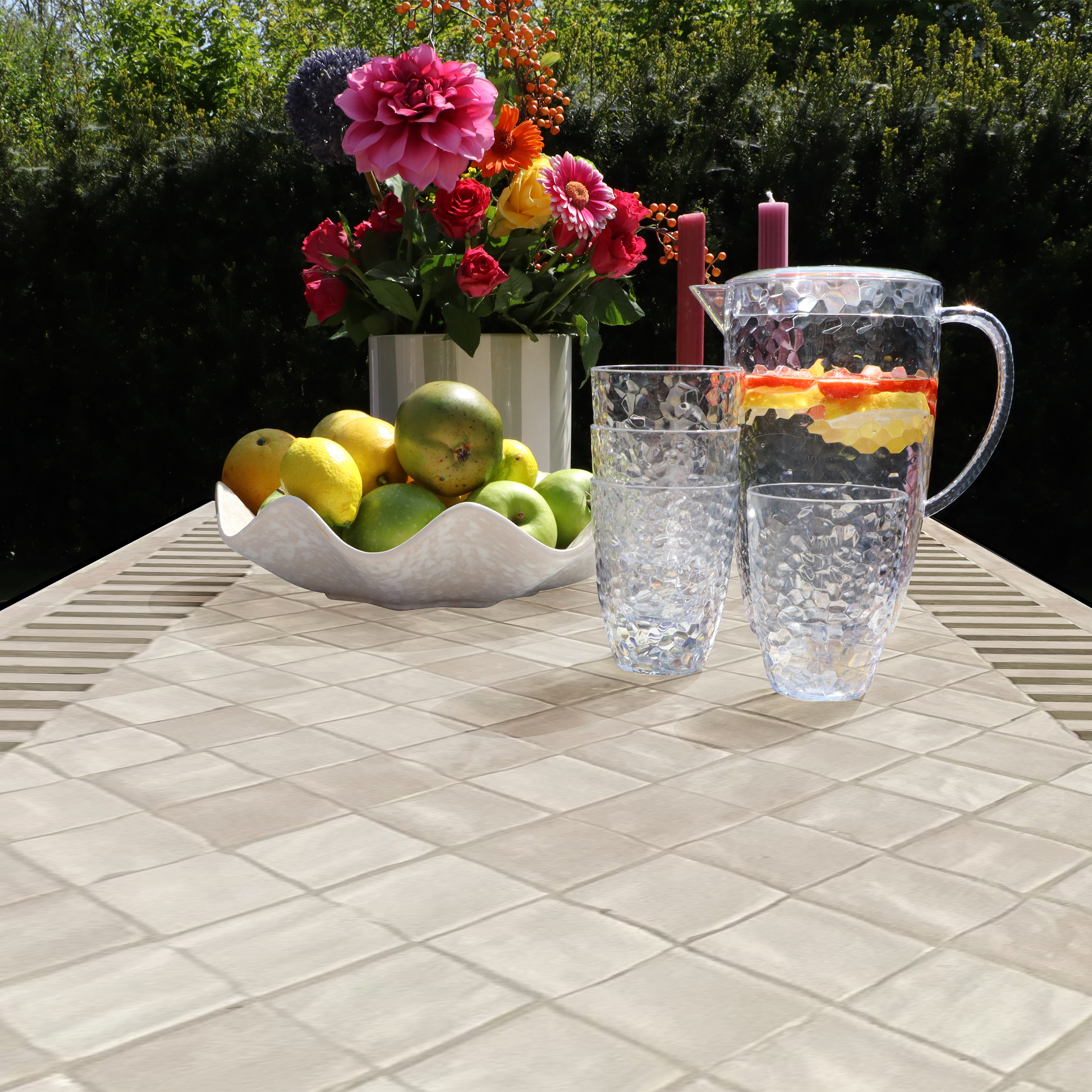 AXI Leonie 5-piece Bistro Set Mosaic - Tuscan Style