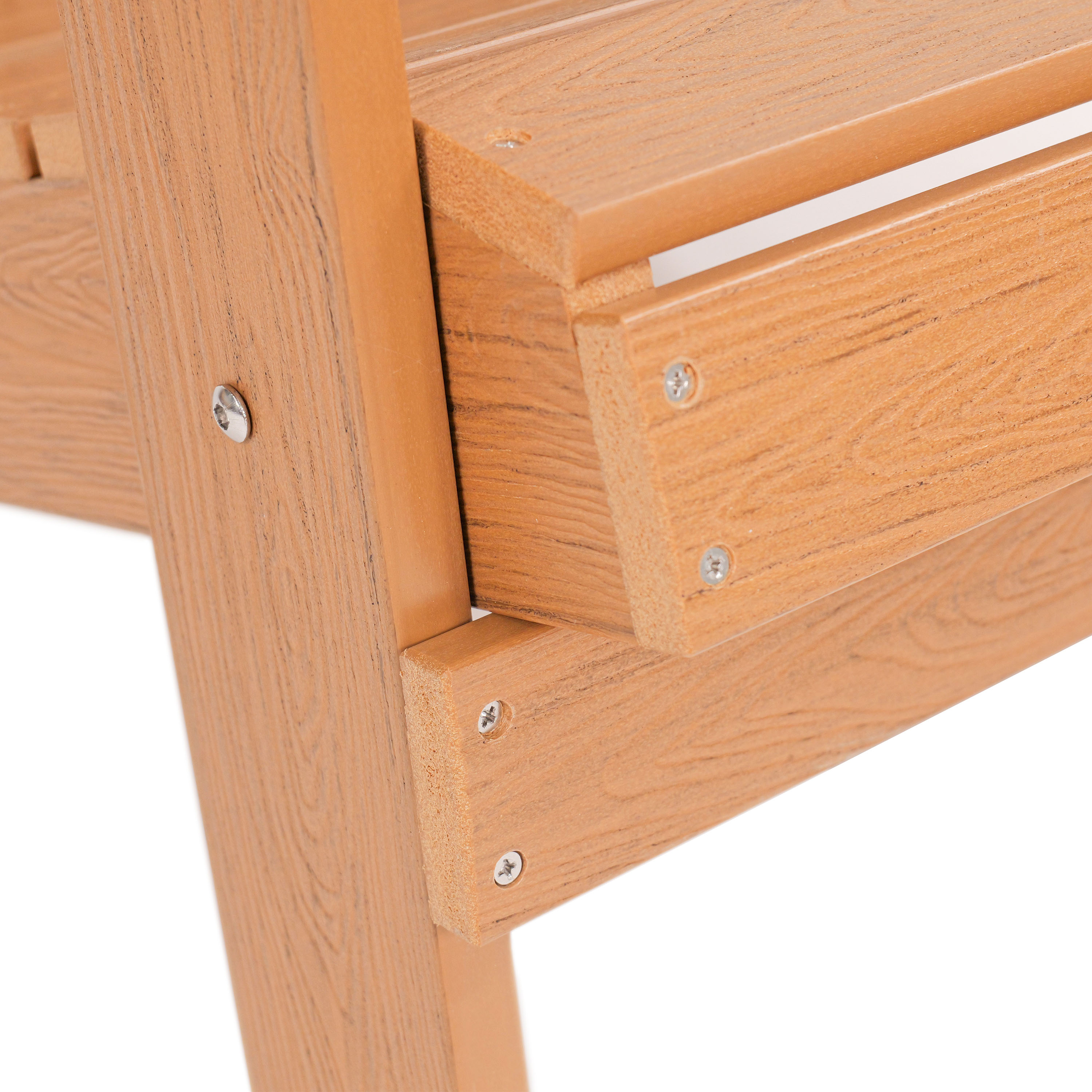 AXI Claire Folding Adirondack Chair Plastic Brown