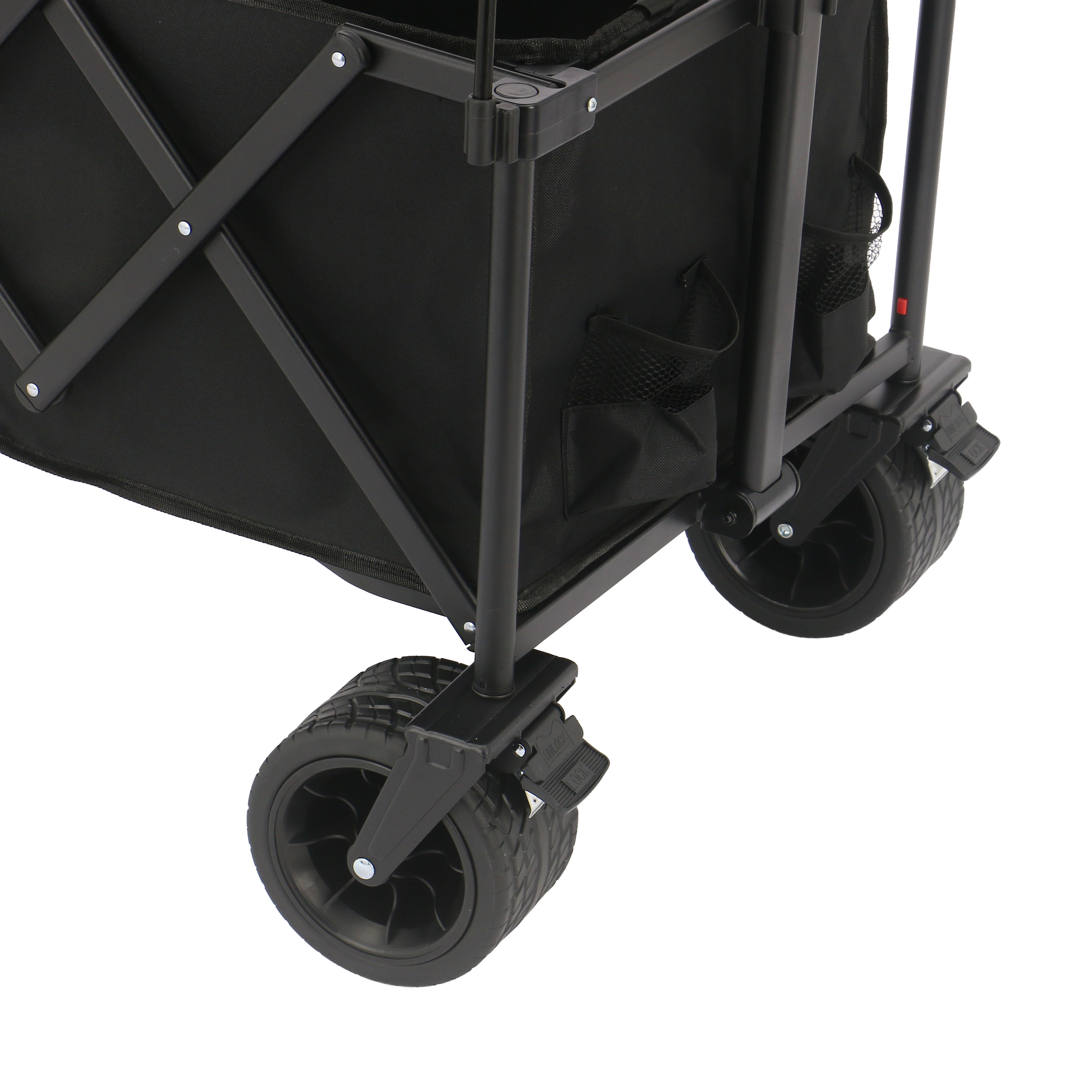 AXI SB221 Foldable Beach Wagon with roof - Black