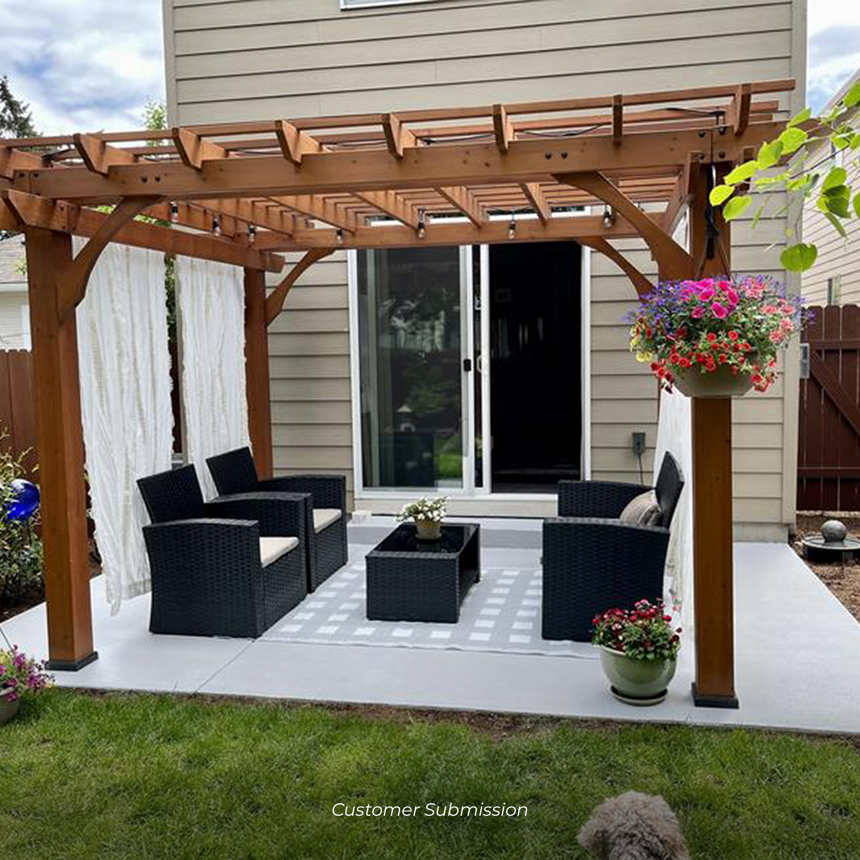 Backyard Discovery Pergola van hout 305 x 366 cm