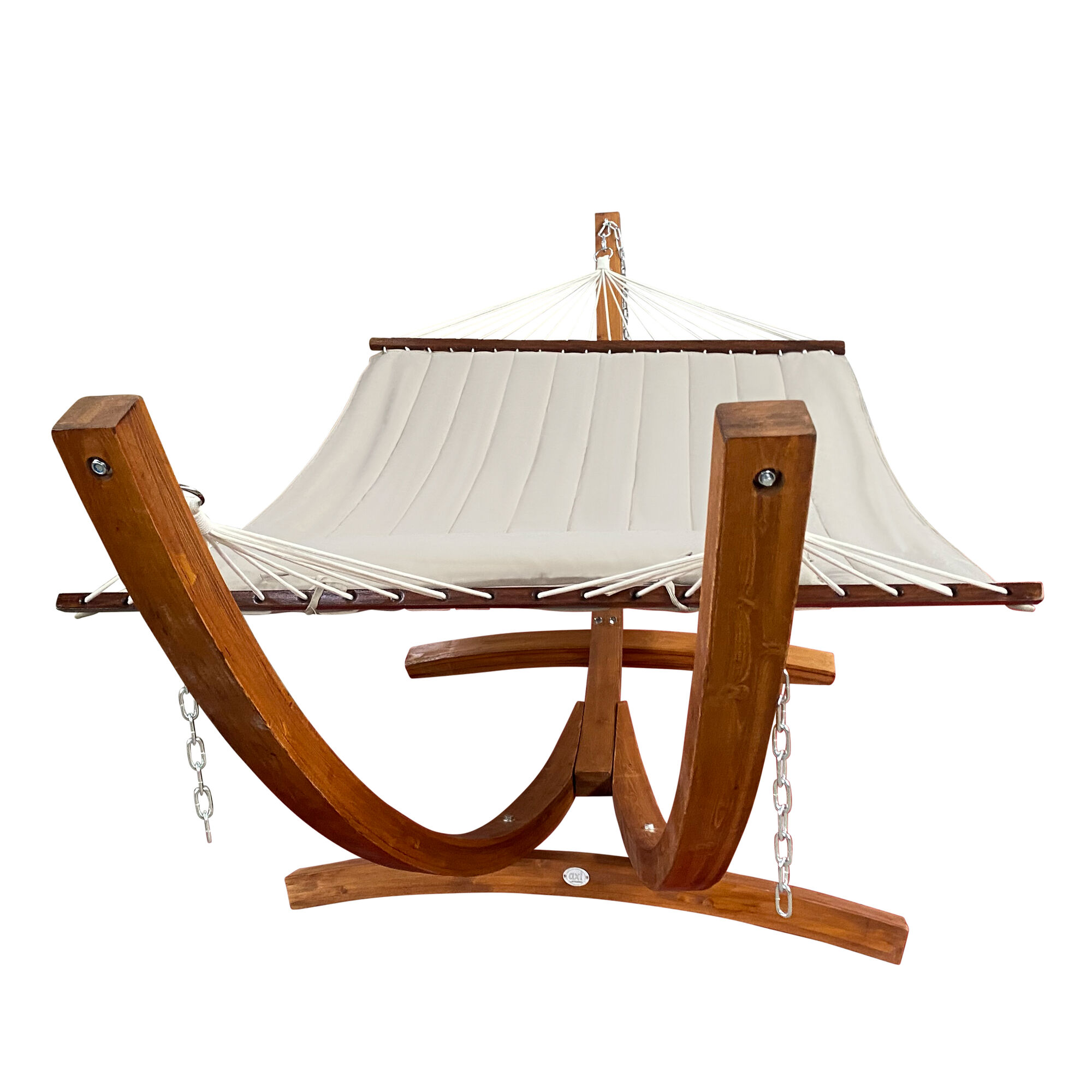 AXI Hawaii Hangmat set - Beige hangmat met houten frame-8720365060878 AXI Hawaii Hangmat set - Beige hangmat met houten frame