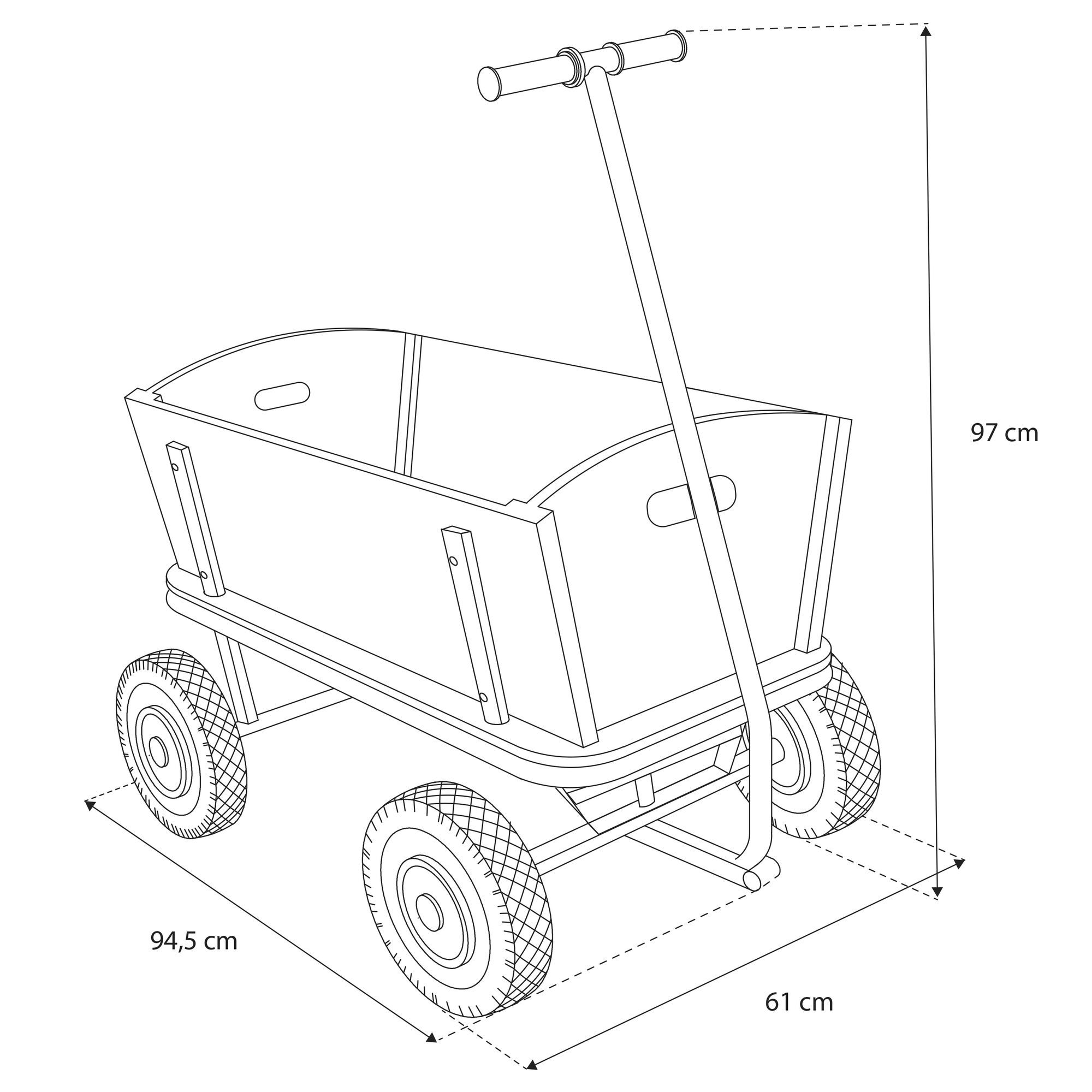 Sunny Billy Beach Wagon Zwart