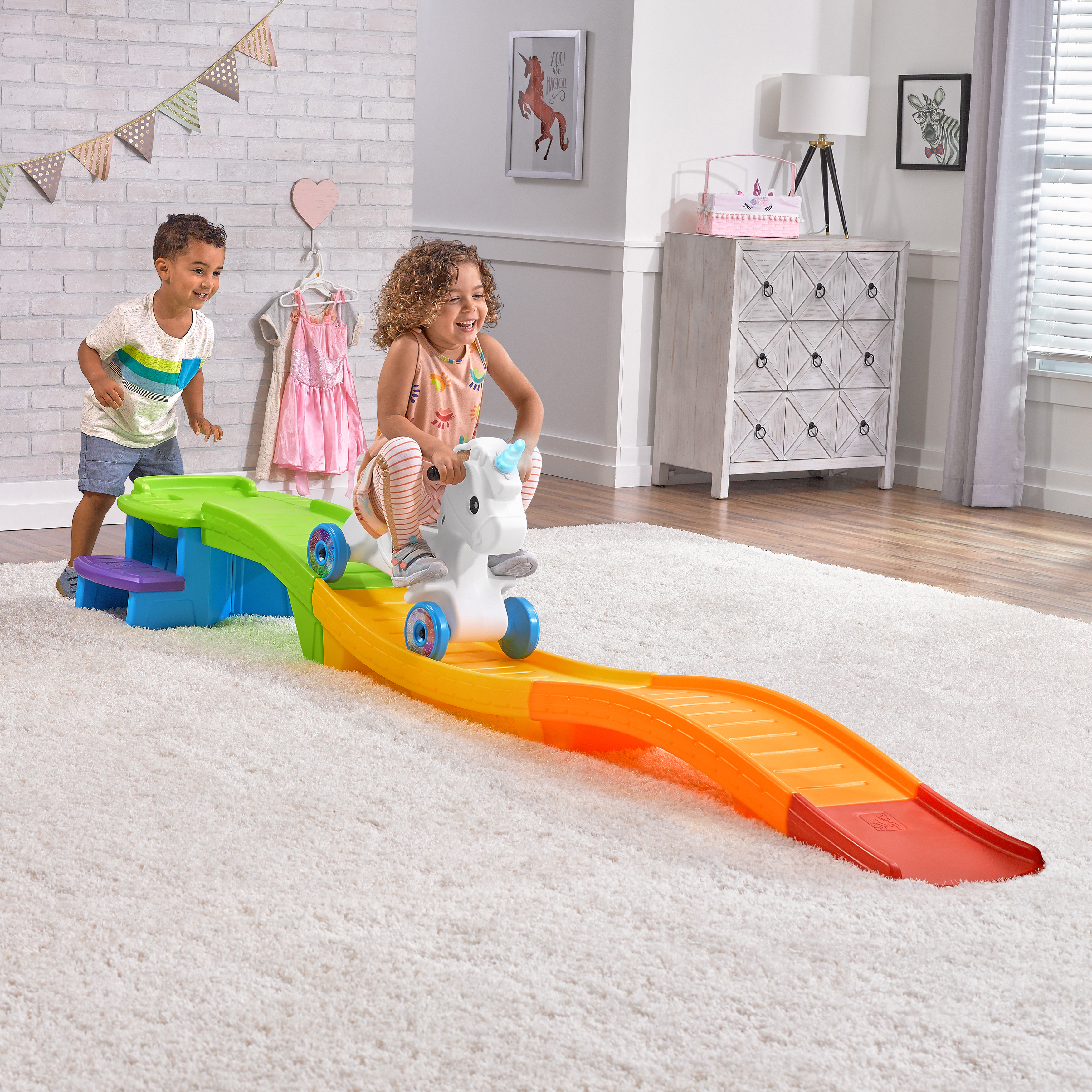 Step2 Unicorn Up & Down Roller Coaster-0733538493791 Step2 Unicorn Up & Down Roller Coaster