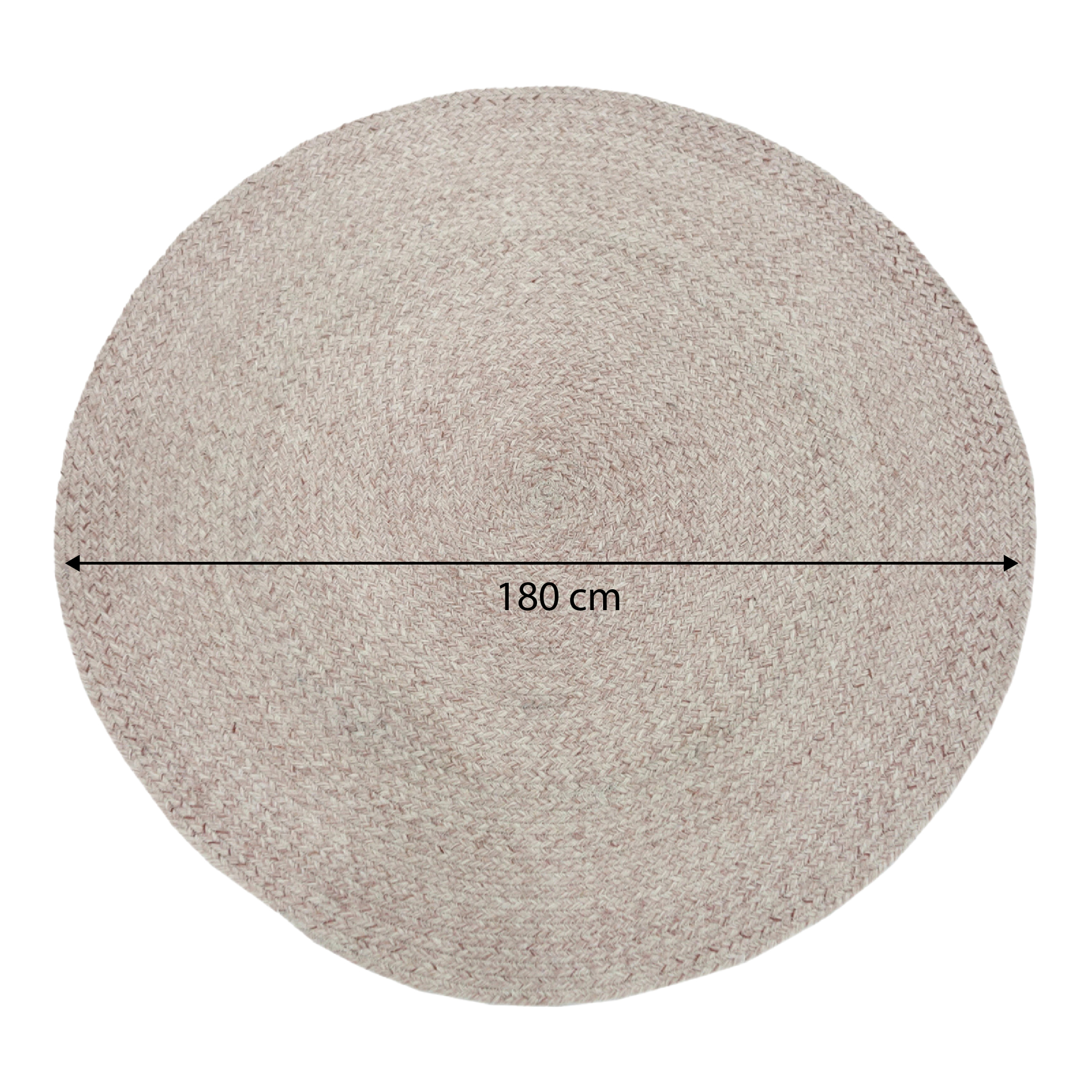 AXI Corfu Outdoor Rug – Round – Ø 180 cm – Beige