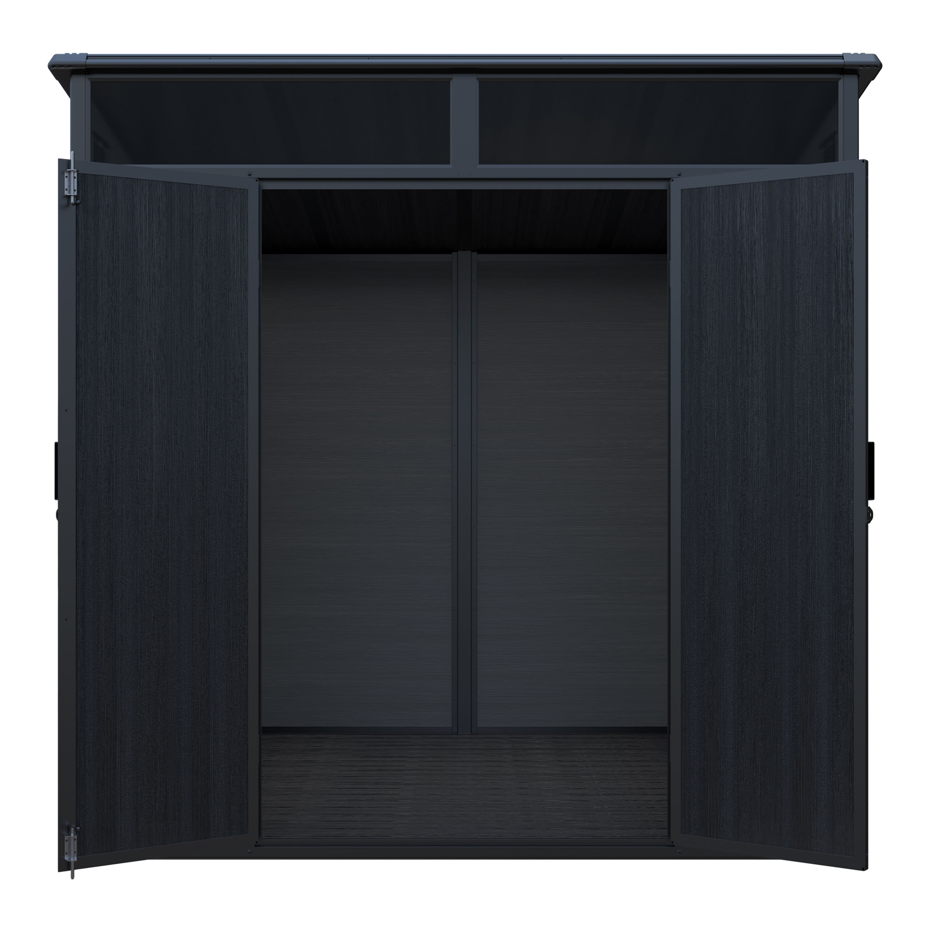 AXI Axel Plastic Garden Storage Shed 215 x 206 x 204 cm - Grey