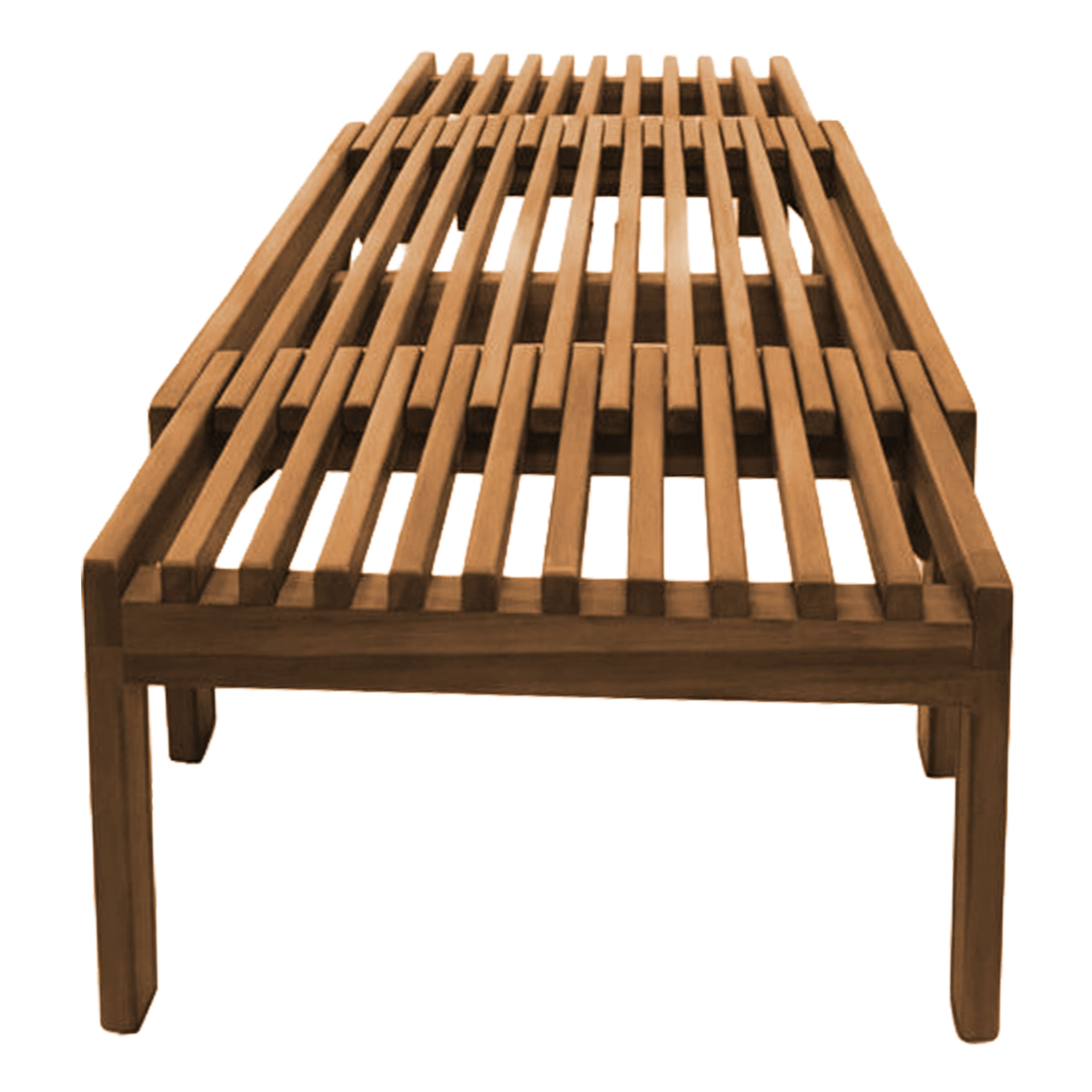 AXI Rowan 2-in-1 Sunbed and Garden Bench - Teak