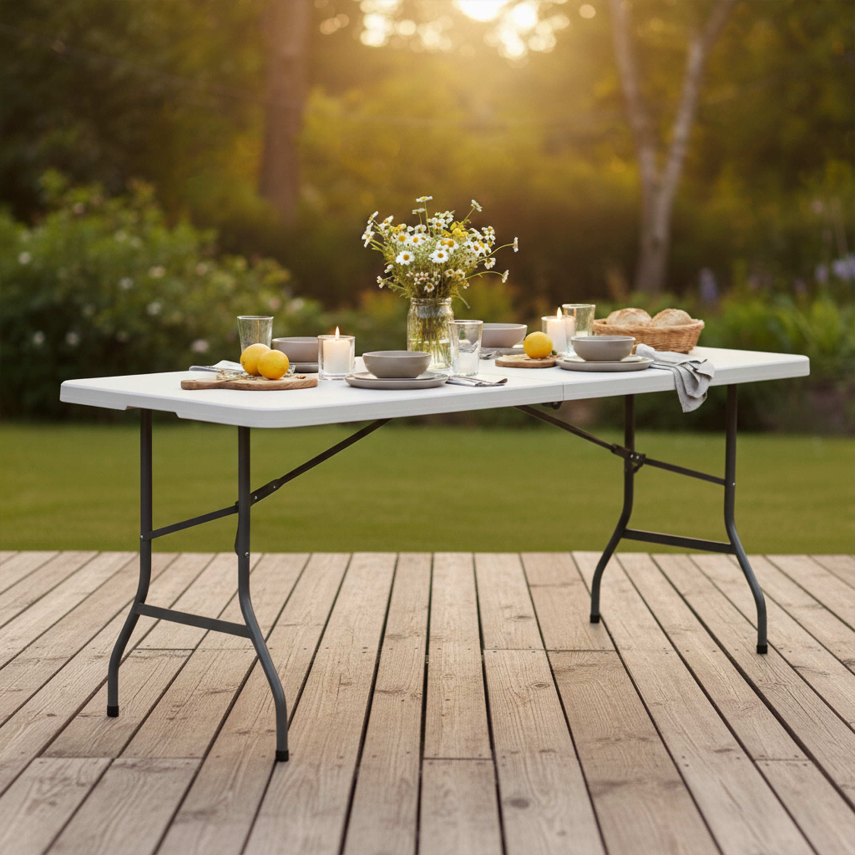AXI Elba Folding Beer Table
