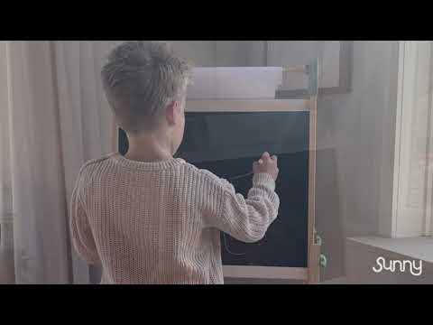 Sunny Luna Activity Easel – Natur Brun