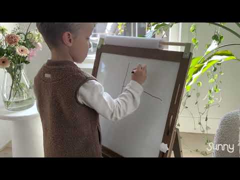 Sunny Lara Activity Easel – Mørke Brun