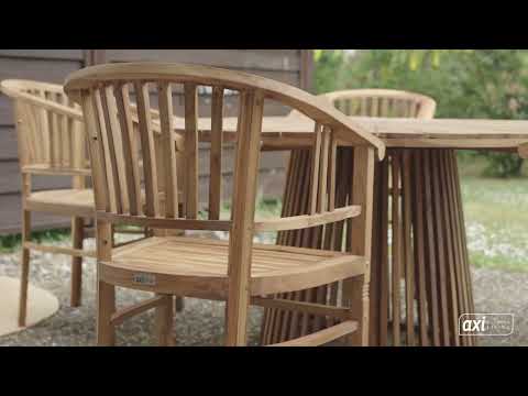 AXI Talia Teak Havestole – Sæt med 2 stk.