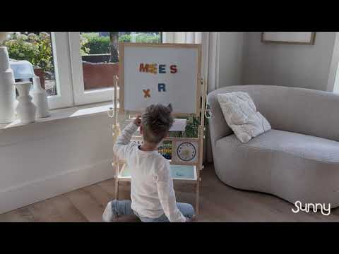 Sunny Nola Activity Easel – Natur Brun