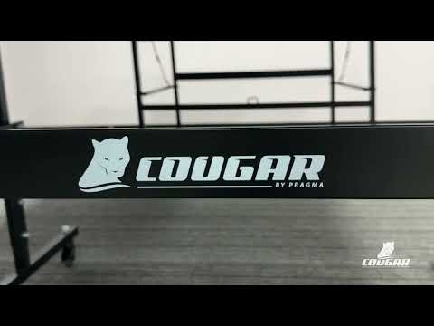 Cougar Bordtennisbord Pro 2800 Indoor Sammenklappeligt – Blå